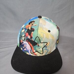 Steven Universe Cartoon Network Snapback Hat Black Brim One Size Adjustable Cap